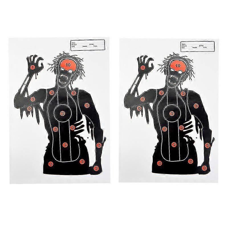 10pcs 17.7*12.6 Inch Dynamic Shooters Paper Shooting Targets Large Range Silhouette For Shooting Practicesingle Shot Target Paper Tw-In Stock