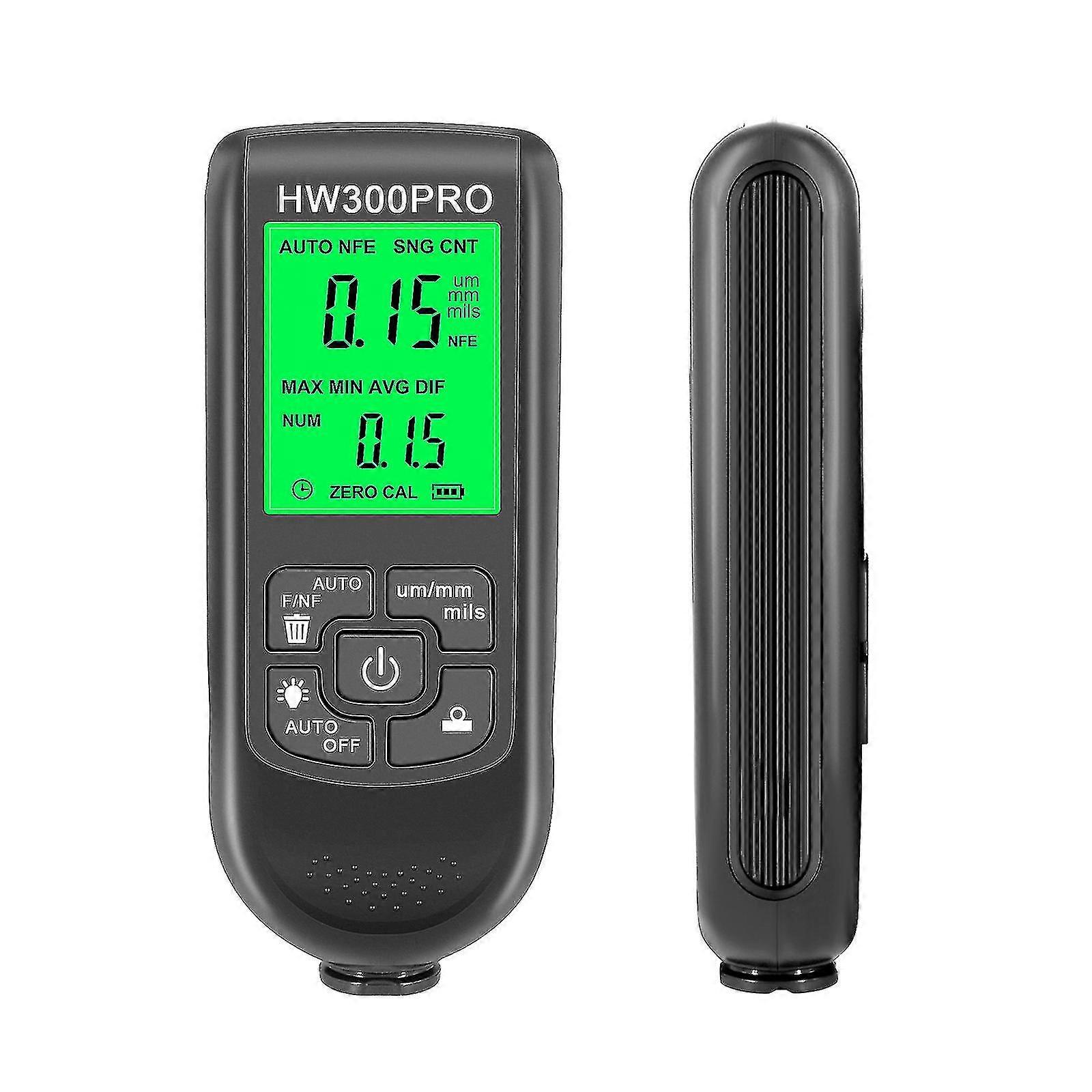 Coating Thickness Gauge 0-2000um Automatic Detection High Accuracy White Black Abs Measuring And Analytical Instruments