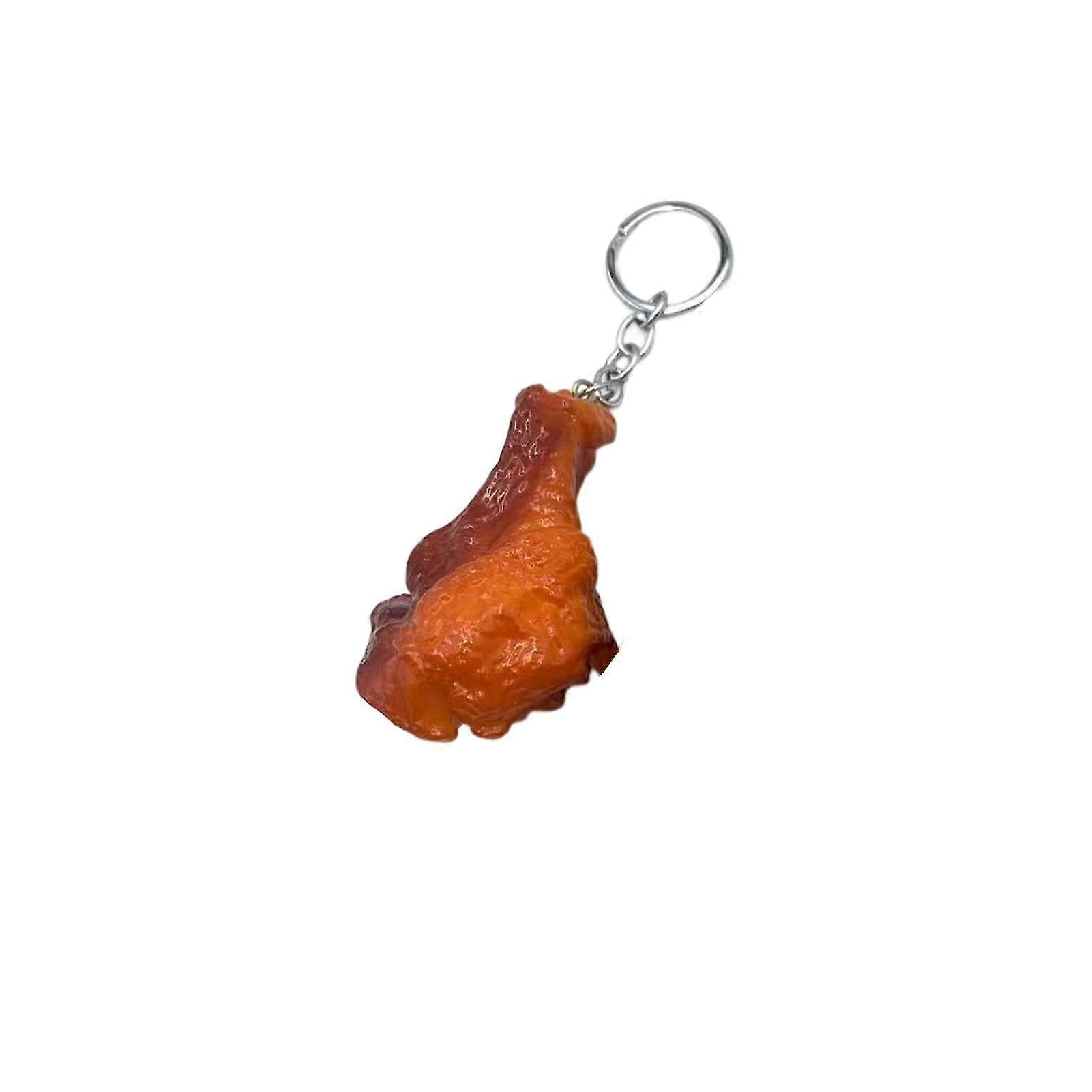 Simulation Chicken Thighs Key Chain Pendant Convenient Easy To Hang Key Ring For Backpack Bag Charm Pendant