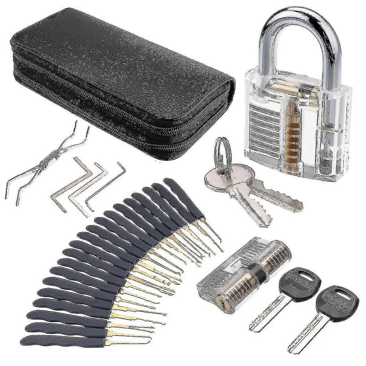 31 Pieces Padlock Training Initial Exercise Kit Tool