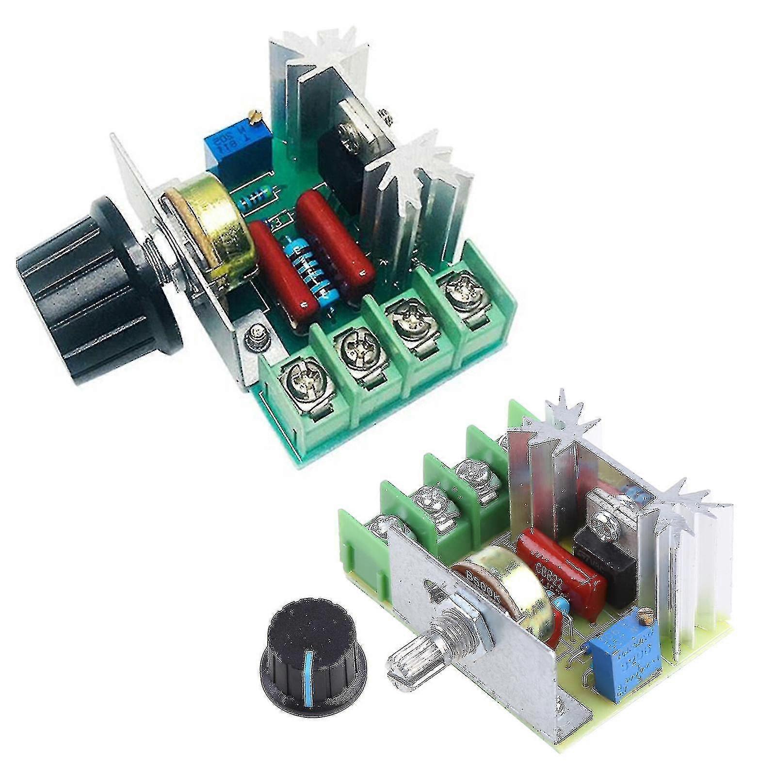 Ac 50-220v Voltage Regulator Dimmer Motor Speed Controller 2000w Scr Governor