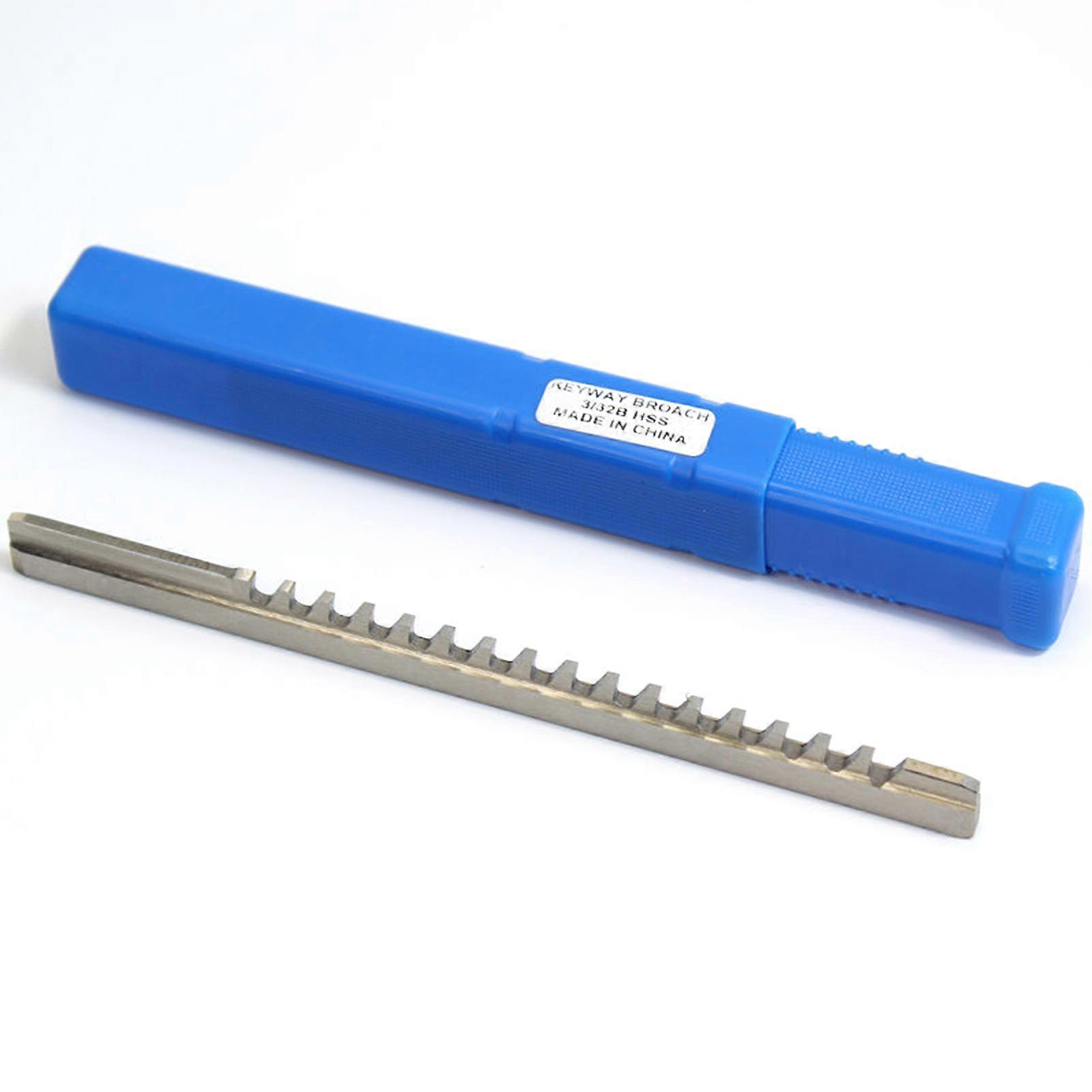 Broche de rainure de clavette 3/32 "Pouce B Push Type HSS Métallurgie CNC Machine Outil de coupe