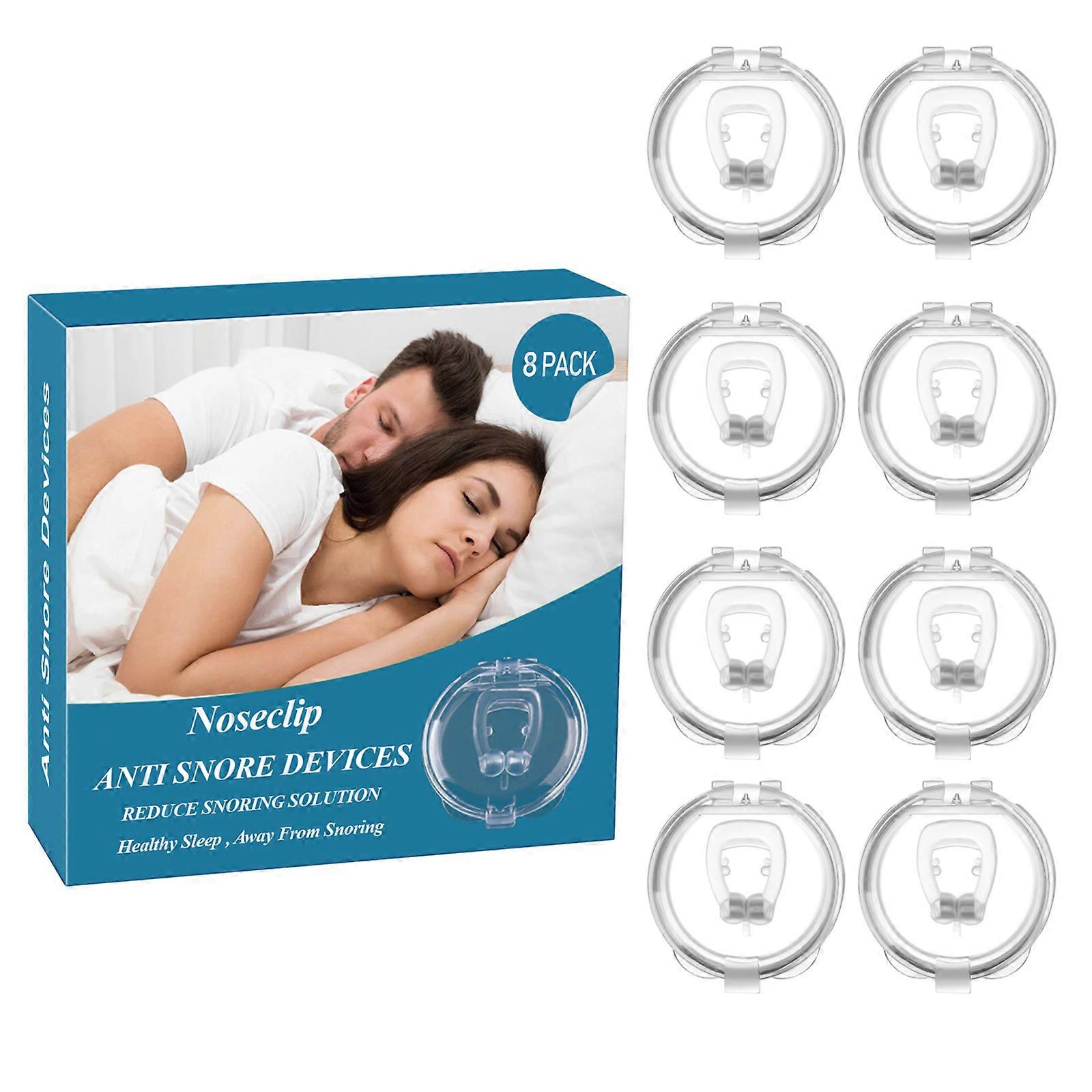 Anti Snoring Devices Magnetic Anti Snoring Clips for Nose Silicone Anti Snore Clip Set for Better Deep Sleep