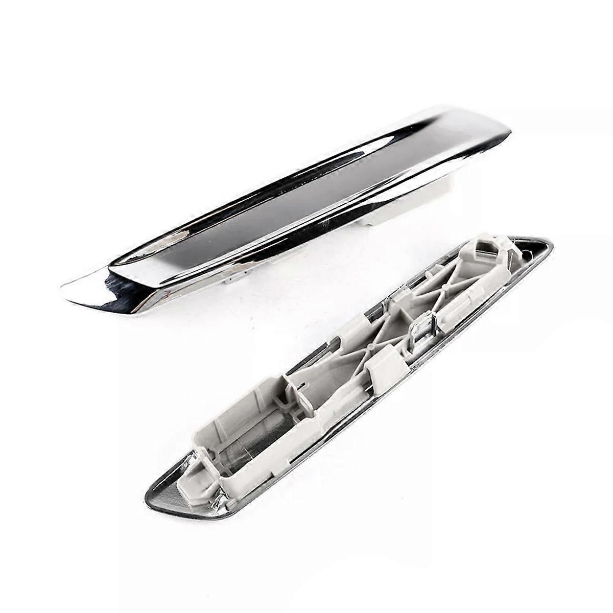 F10 F11 2013-2016セダン用1ペアクロームエクステリアフロントトリムストリップカバー 51137336645 51137336646左&右