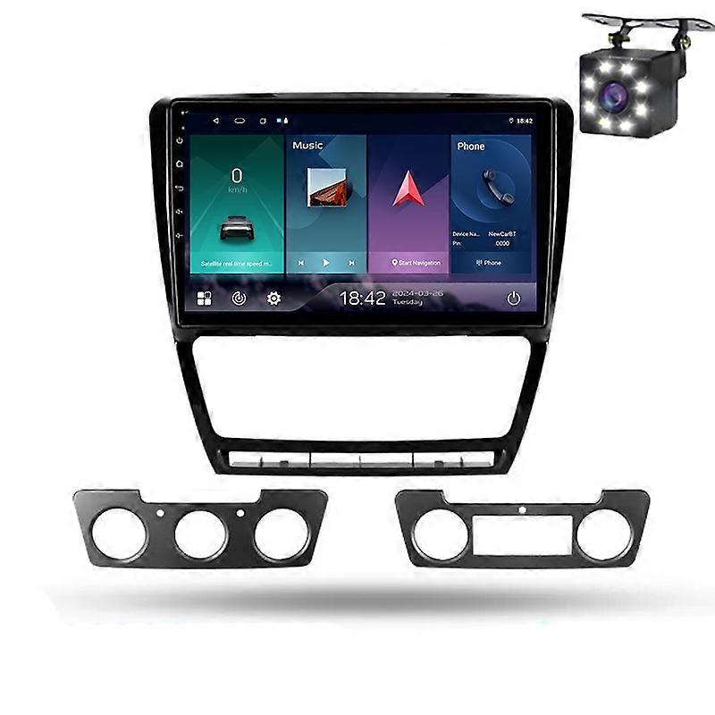 For Skoda Octavia 2 A5 2008-2013 Car Multimedia Radio Wireless Carplay Navigation Android Auto