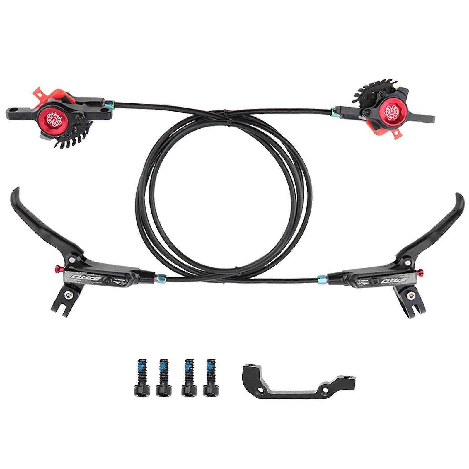 MTB Hydraulic Disc Brake Front Rear Calipers Set 22mm Mountain Bike Cycling Left Right Brake Lever Kit