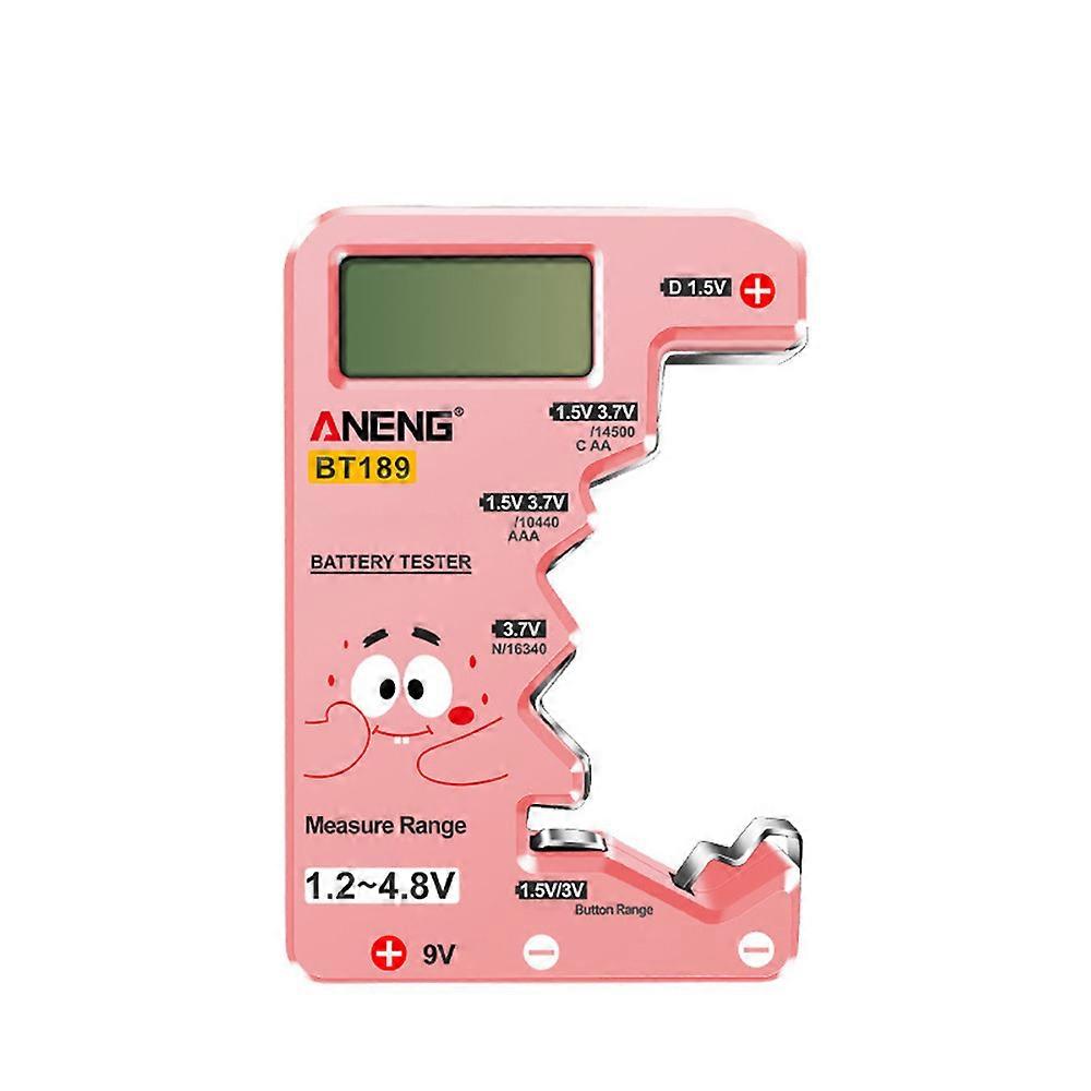 Battery Tester, LCD Display Universal Battery Checker for AA AAA C D 9V CR2032 14500 16340 1.5V/3V Button Cell Batteries