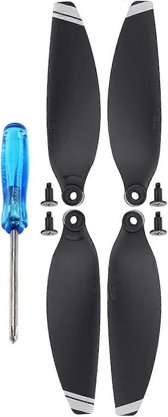 DJFEI Mavic Mini 2 Propellers Blade, χαμηλού θορύβου αθόρυβη έλικα ανταλλακτικά αξεσουάρ για DJI Mavic Mini 2 Drone, με βίδες (A)