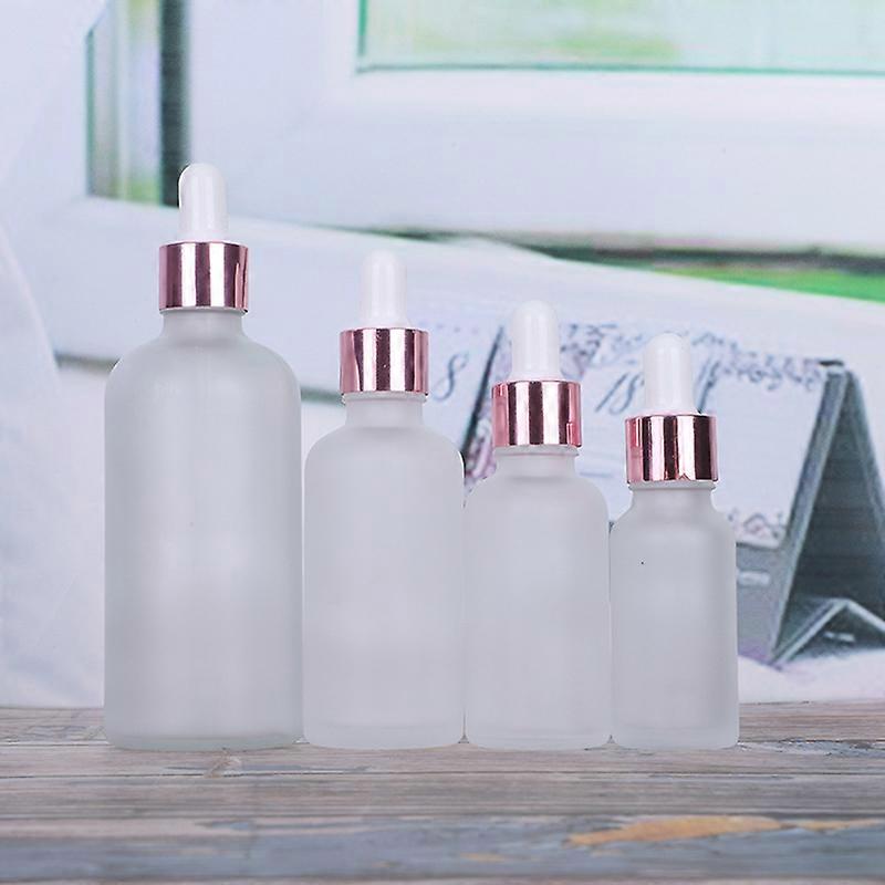 28PCS 15/30/50ml Rose-Golden Pipette Empty Bottle Dropper Bottle Empty Cosmetic Packaging Container Vials Essential Oil Bottles