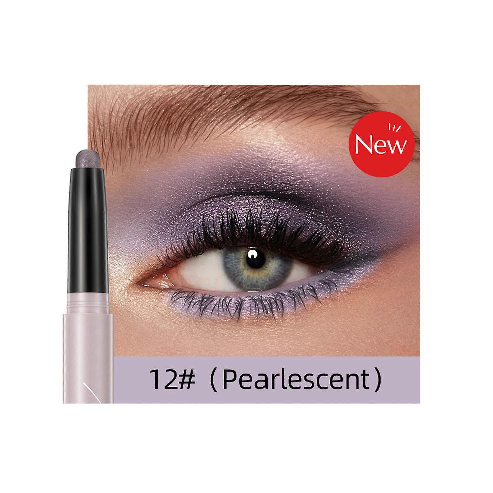 Fard à paupières Ombre à paupières Stick Facile à Colorer Paillettes Perle Surligneur Yeux Éclaircissant Multi-usage Eye Makeup Stick