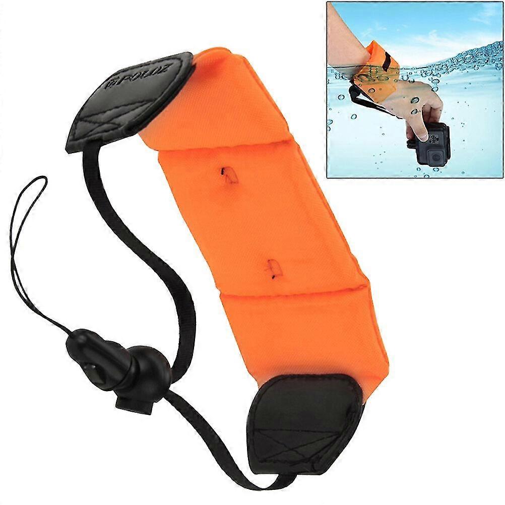 Camera Floating Wrist Strap Adjustable Wristband For Waterproof Camera (orange)