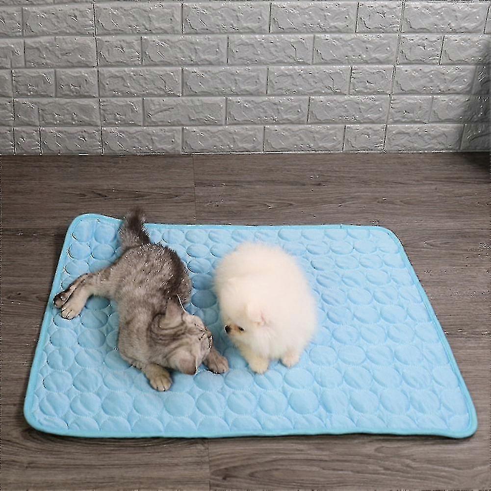 1pcs Summer Cooling Mat Compatible With Rabbit Washable Bunny Bed Bed Mat Gray