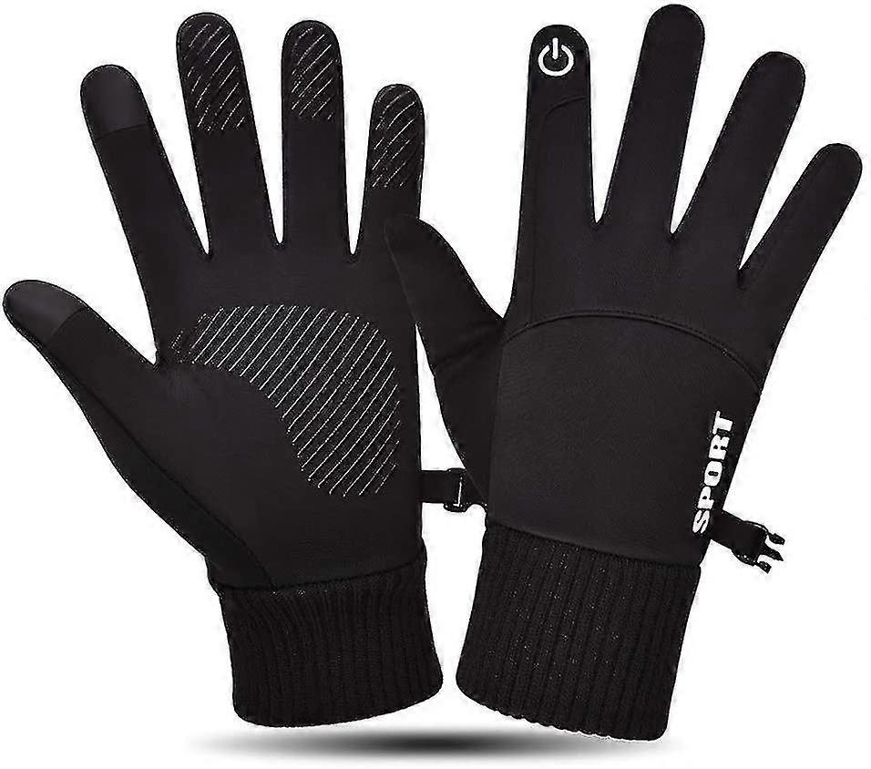 Unisex Cycling Gloves Waterproof,running Gloves Windproof Touchscreen,winter