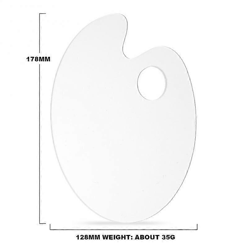 1 stuks Nail Art Acryl Display Board Nagel Schilderen Palet Vlinder Mooi