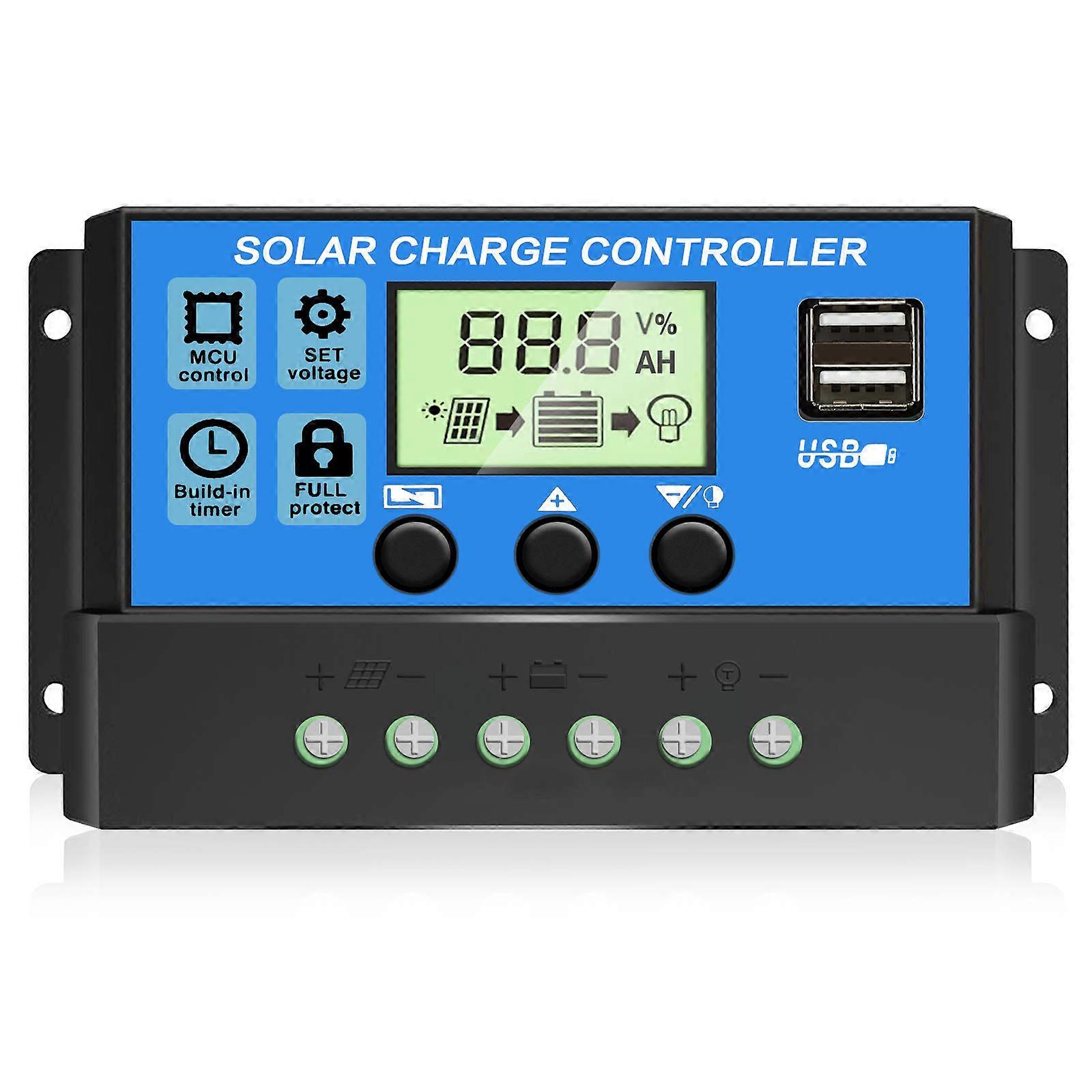 10A/20A/30A Solar Charge Controller for Solar Light Billboards Power Systems