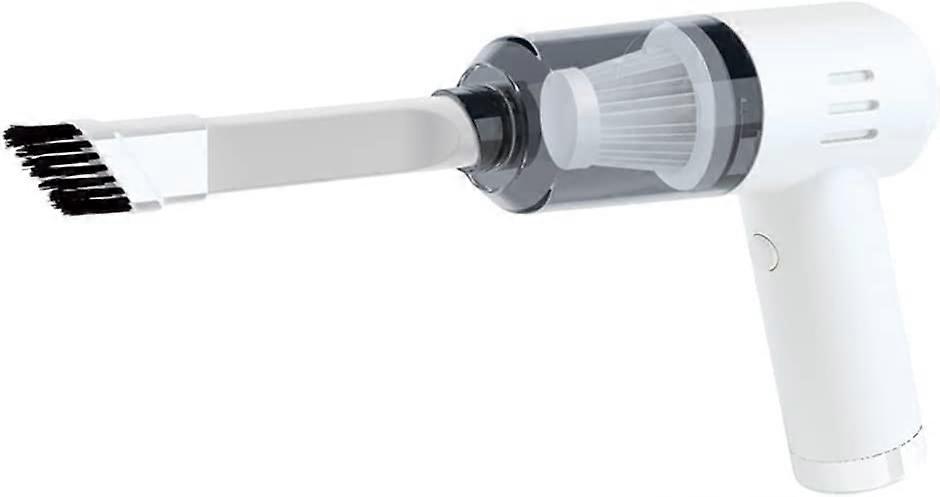 USB Rechargeable Car Vacuum Cleaner - White