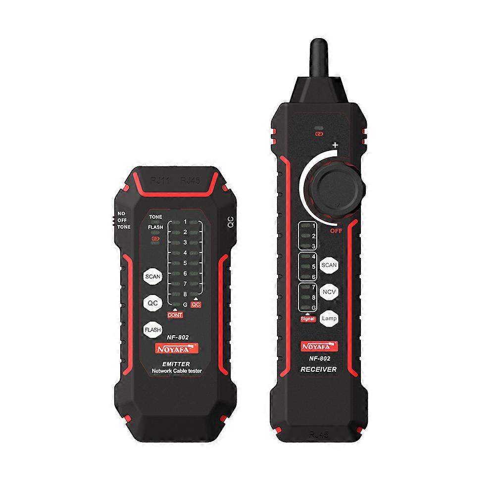 NF-802 High Quality RJ11 RJ45 Cat5 Cat6 Telephone Wire Tracker Tracer Toner Ethernet LAN Network Cable tester Line Finder
