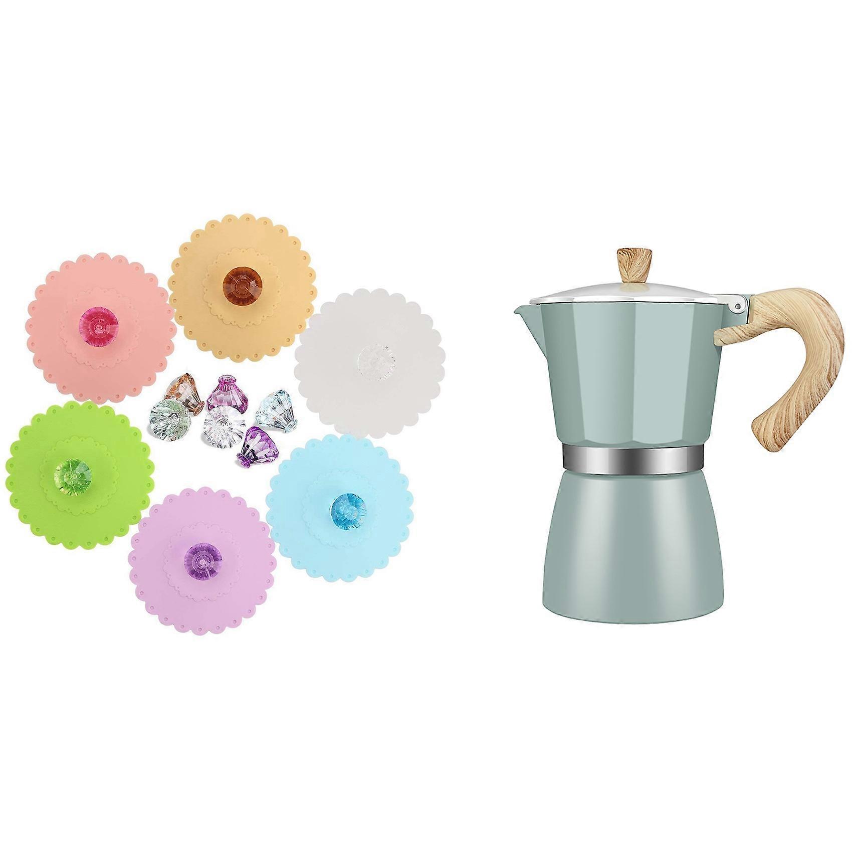 Coffee Maker Aluminum Mocha Espresso Percolator Pot Coffee -150ml