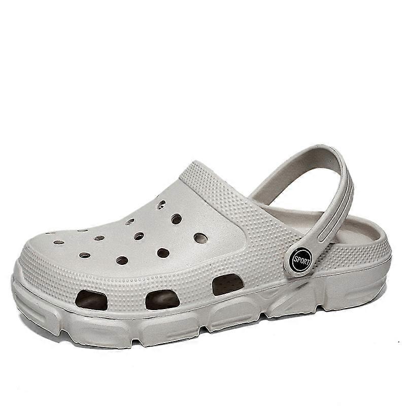 Trädgårdsskor Herr Sandaler Sommar Träskor Tofflor EVA Ljus Casual Sandaler Unisex Utomhus Strand Tofflor Andas