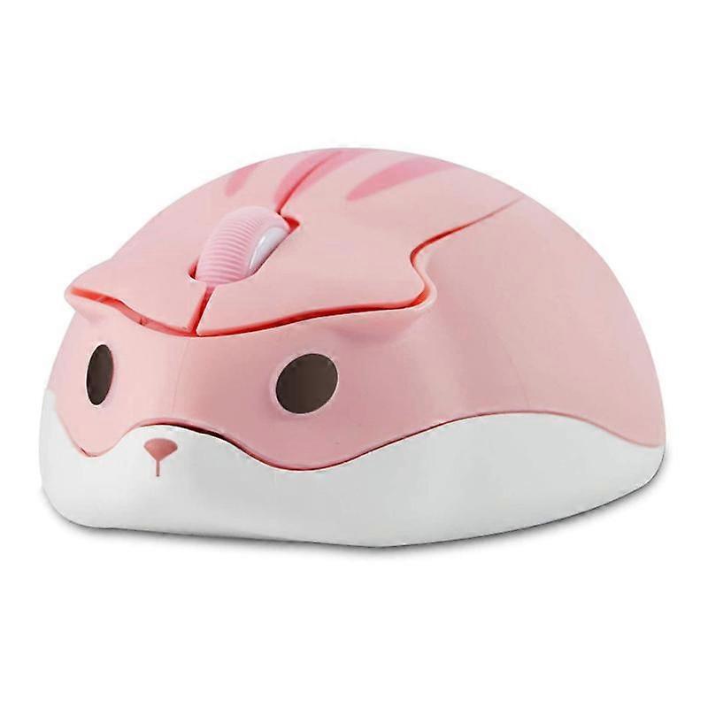 Wireless mouse in hamster shape quiet with USB receiver for children