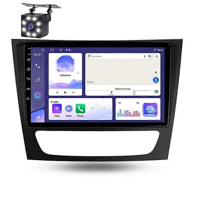 For Benz E Class S211 W211 CLS C219 2002-2010 Radio Multimedia Video Player Carplay Navigation GPS