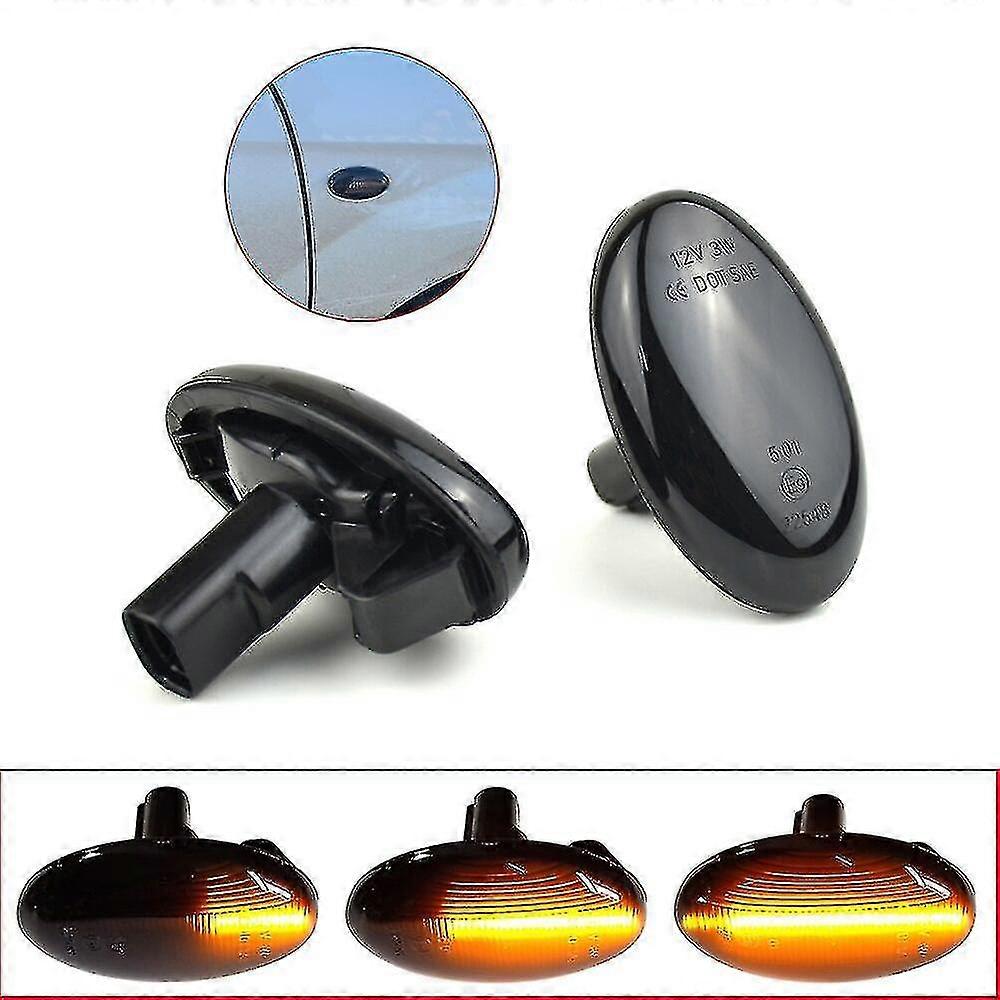 Led Dynamic Side Marker Turn Signal Light Indicator Repeater Lamp For Subaru Forester 01-05 Liberty 00-03 Impreza Wrx Sti 02-07