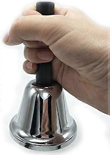 テーブルベル、ハンドベル、ハンドベル、ハンドベル、ステンレススチールシルバー、シルバー