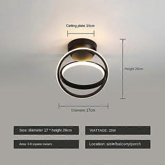 Corridor And Corridor Lighting Fixtures Modern And Minimalist Nordic Table Lamp Creative Porch Cloakroom LED Small Ceiling Light