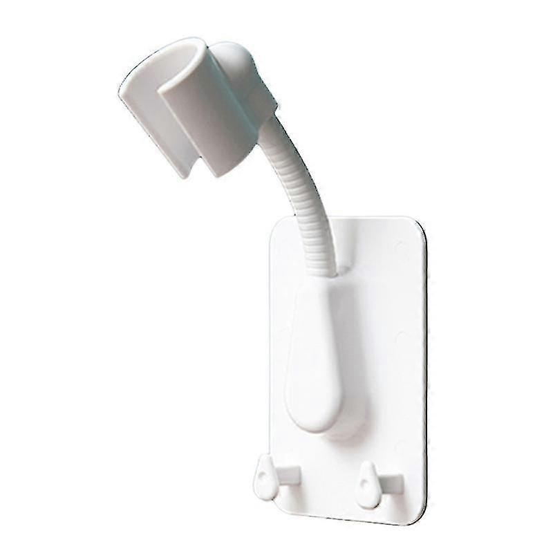1pc 360 Degree Rotating Shower Head Bracket Universal (white)