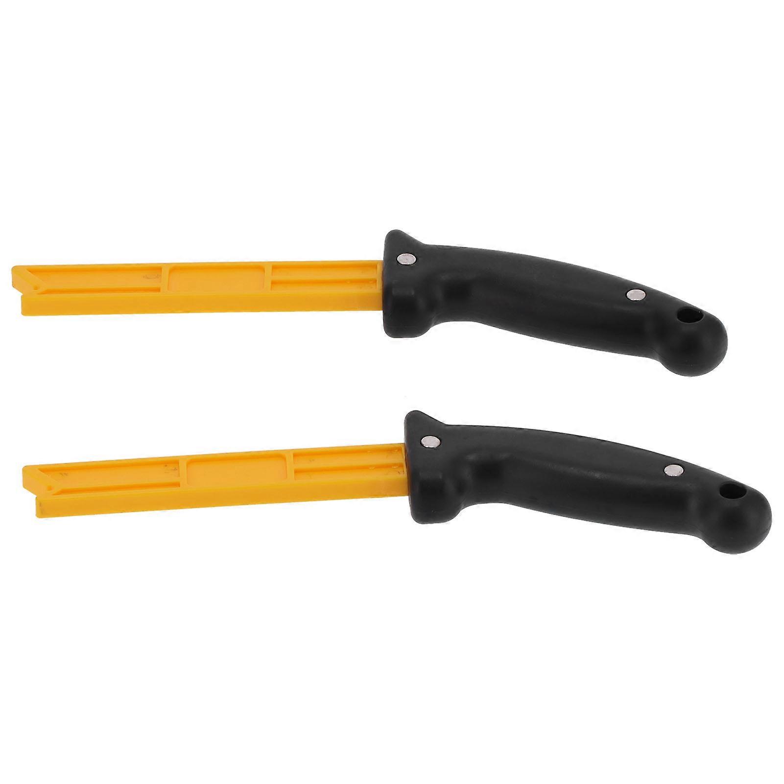 Woodworking Push Stick, 2Pcs, Anti-Slip ABS, Hand Operated Rust-Resistant Saw Tools
