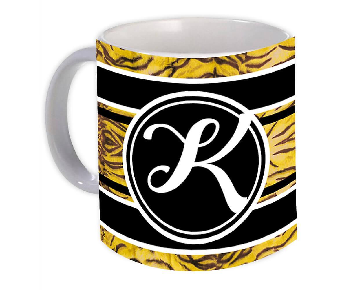 礼品杯：Monogram Letter K Tiger