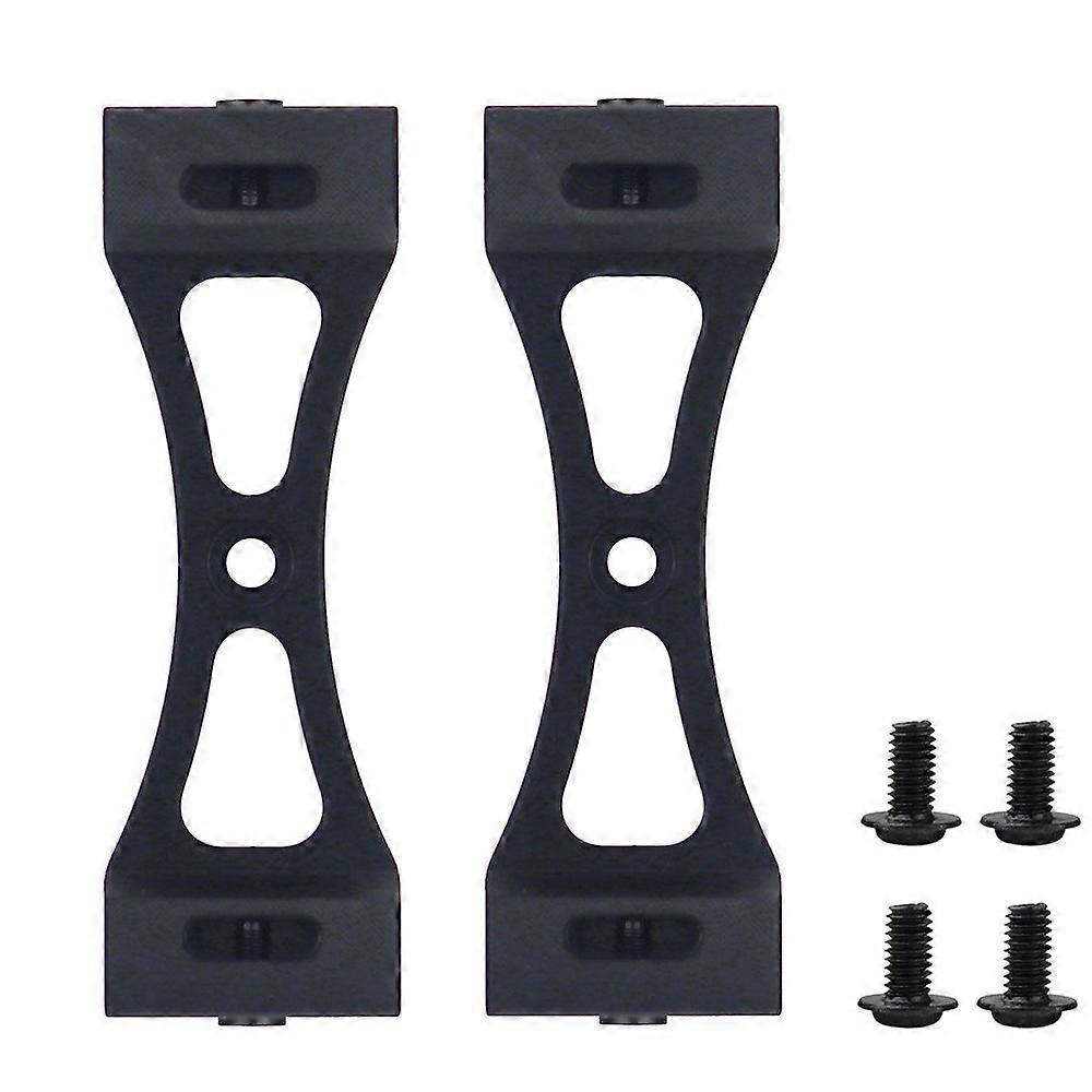 2Pcs Metal Bracket for B1 B14 B16 B24 C14 C24 B36 Mn D90 D91 Rc Car Upgrade Metal Diy Parts Kit,Black