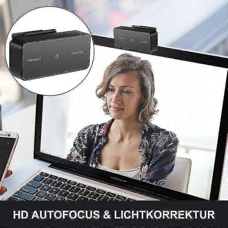 1080p Hd Usb Webcam Laptop Desktop Computer Clip-on Camera Microph Video