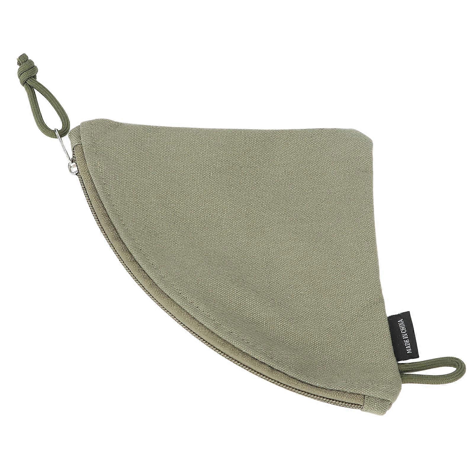 Reusable Waterproof Canvas Coffee Filter Holder Bag for Travel Picnic