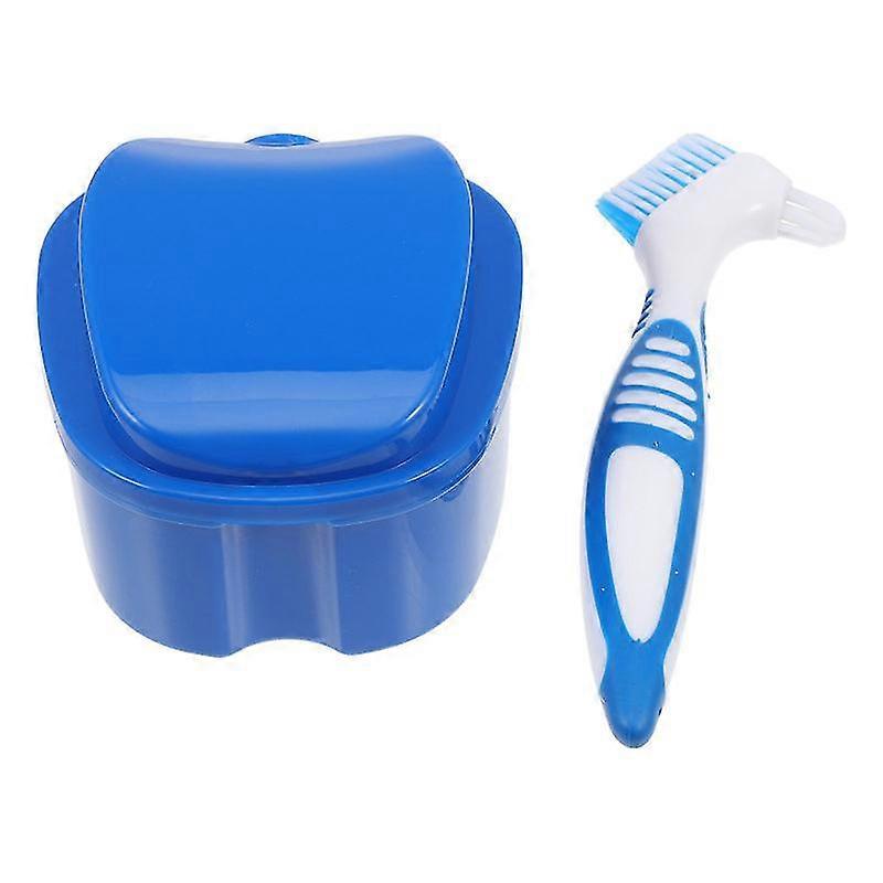 1set Portable Denture Box-c