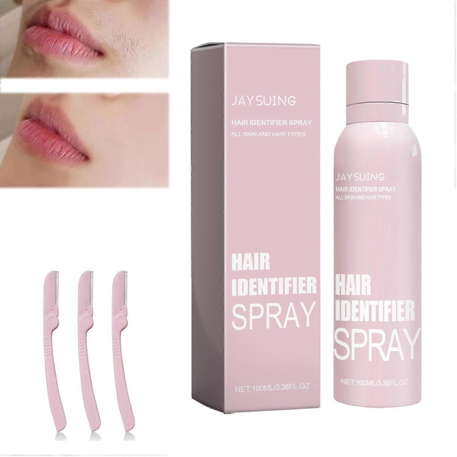 Hair Identifier Spray for Face Dermaplaning, Hair Identifier Spray for Dermaplaning, Hair Identifier Spray for Face Shaving
