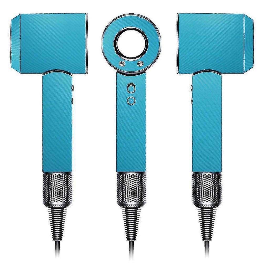 blå-dyson hårføner karbonfiber klistremerke