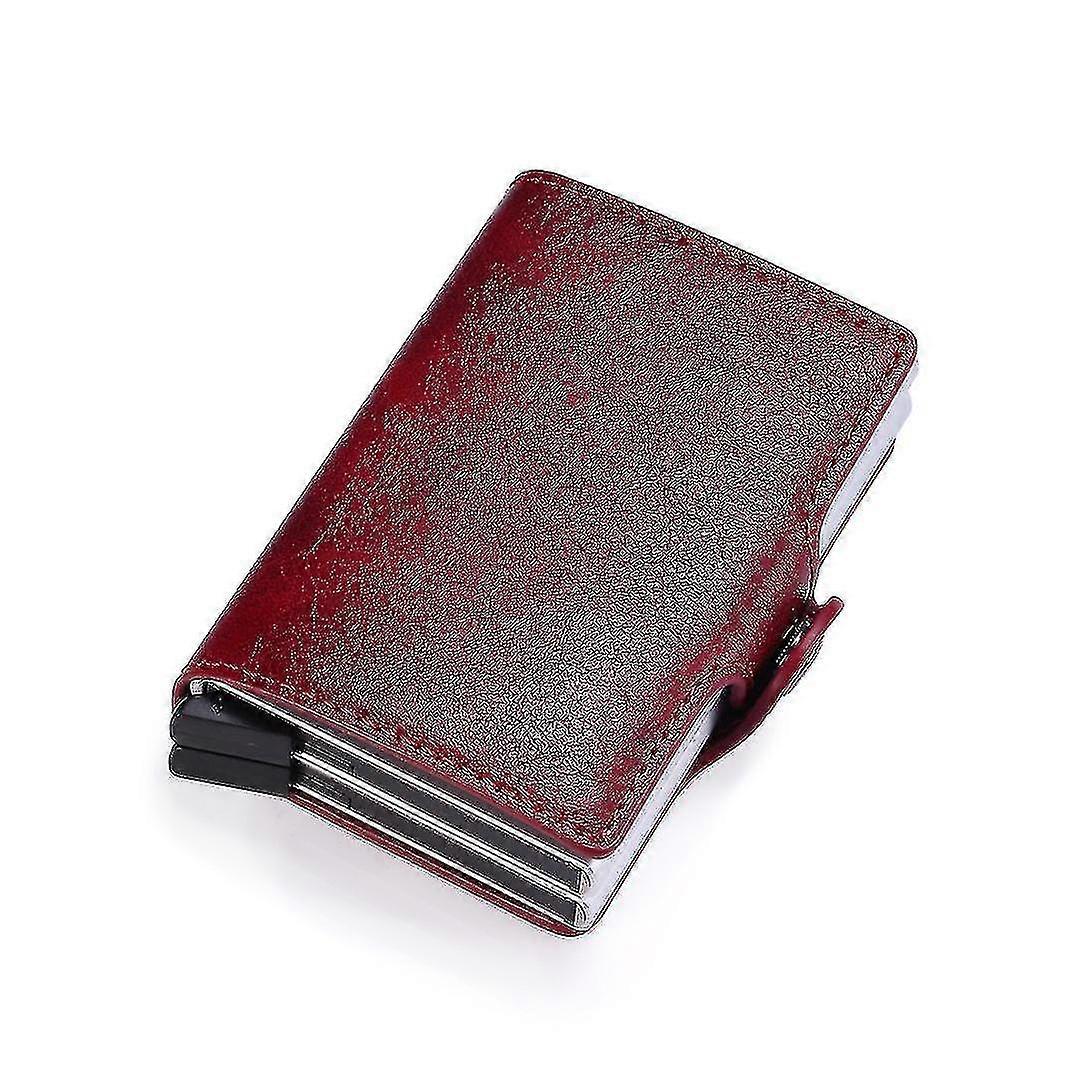 Fashion Men Leather Wallets And Card Holder With Rfid Blocking And Anti-scan Function