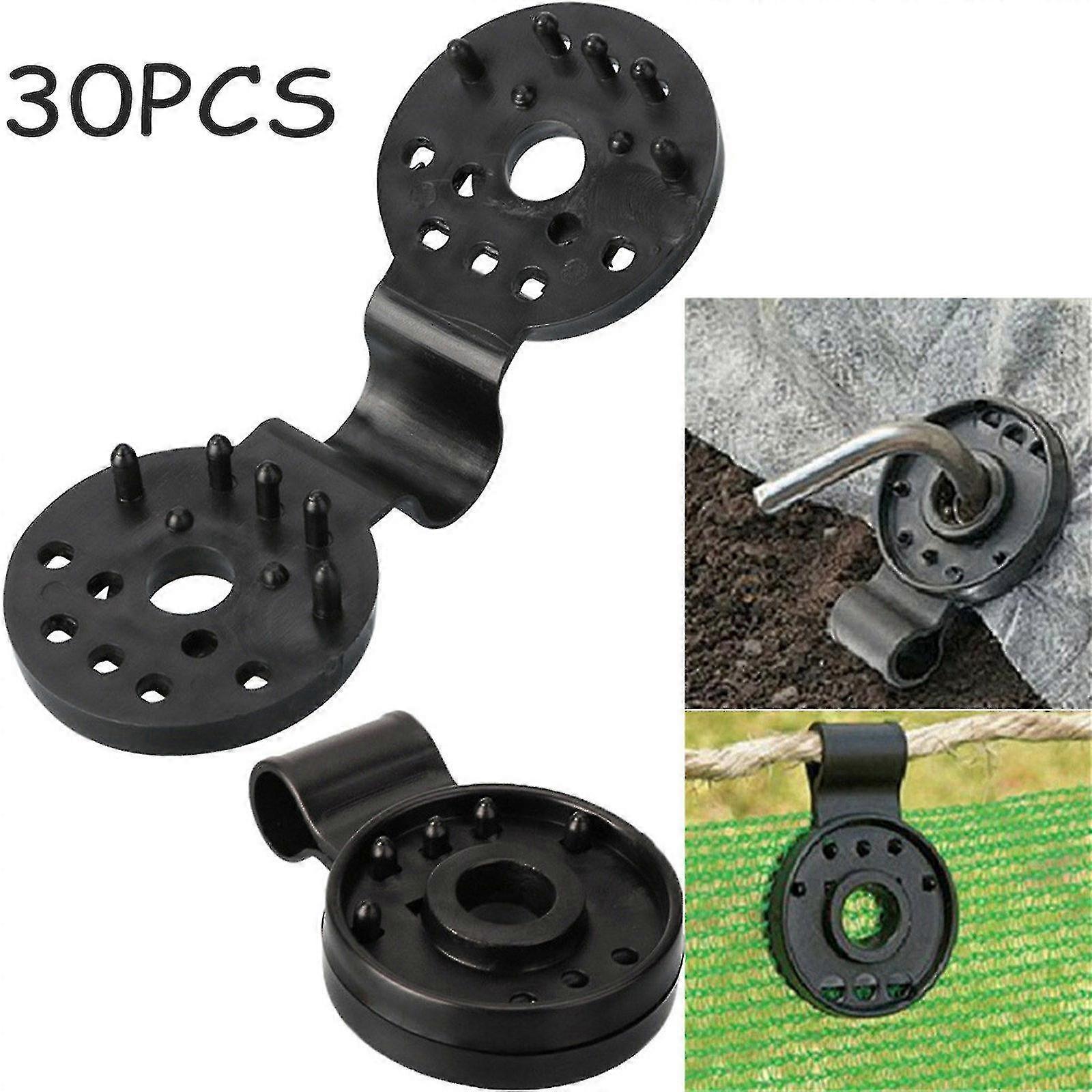 30pcs-pack מפרשים פרטיות מסך ברזנט לתלות קליפ מיידי grommet גן כלי צל בד קליפסים פלסטיק בד צל כבד אחיזת נעילה