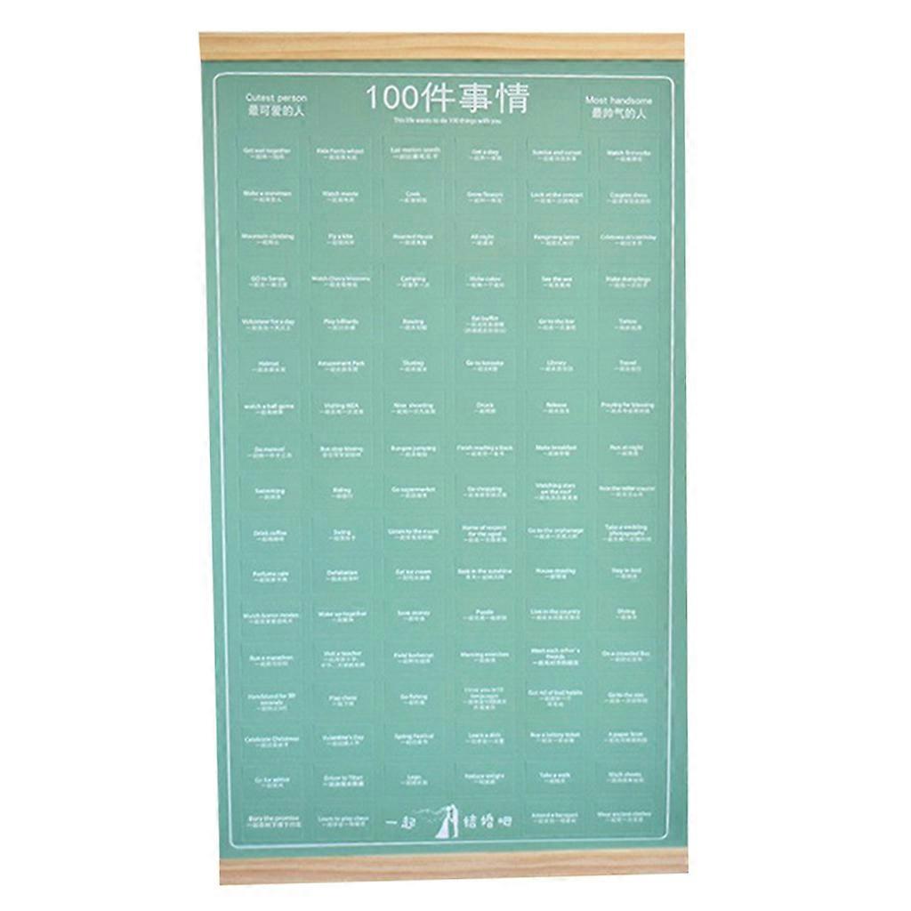 100 Things to Do pendant for  Lovers