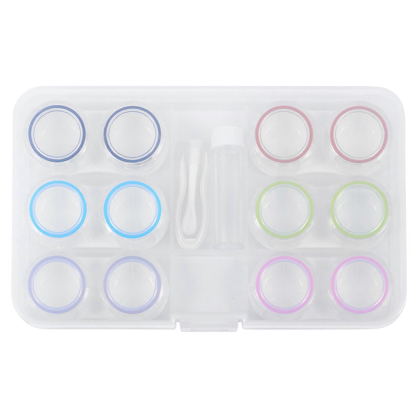 1 Set Lens Cases Portable Lens Storage Box Lens Holder