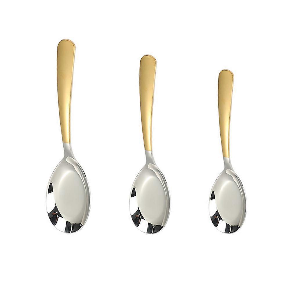 3pcs Cutlery Set Tableware Tableware Spoons Stainless Steel