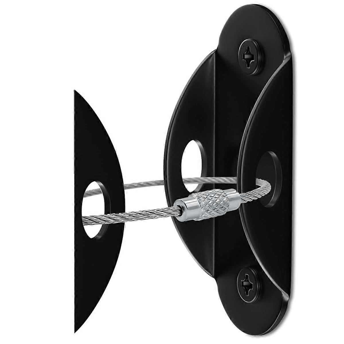 Furniture Anchors (6 Pack) for , Anti Tip Furniture Anchors Earthquake Straps Resistant to 400 LBS,Black