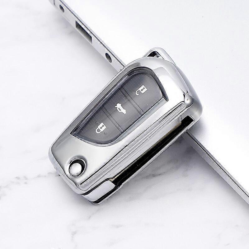 New PC+TPU Car Remote Key Case Cover Shell for Toyota Auris Corolla Reiz Avensis Verso Yaris Aygo Rav4 Scion TC IM 2017 2016 Key Blanks