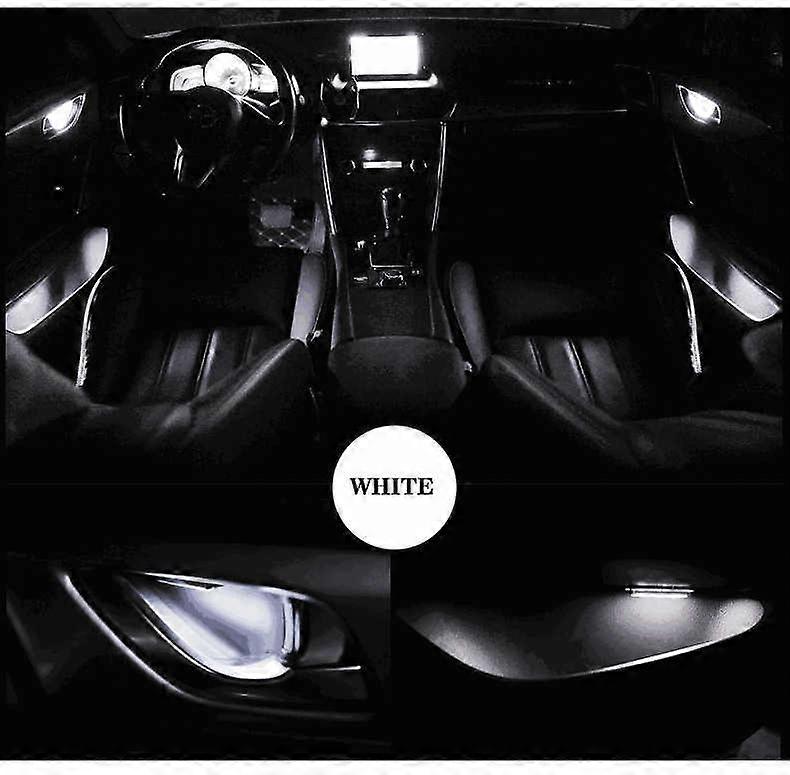 4pcs Car Ambient LED Light Auto Inner Door Bowl Handle Armrest Light Car Door Interior Decorative Atmosphere Lamp Universal