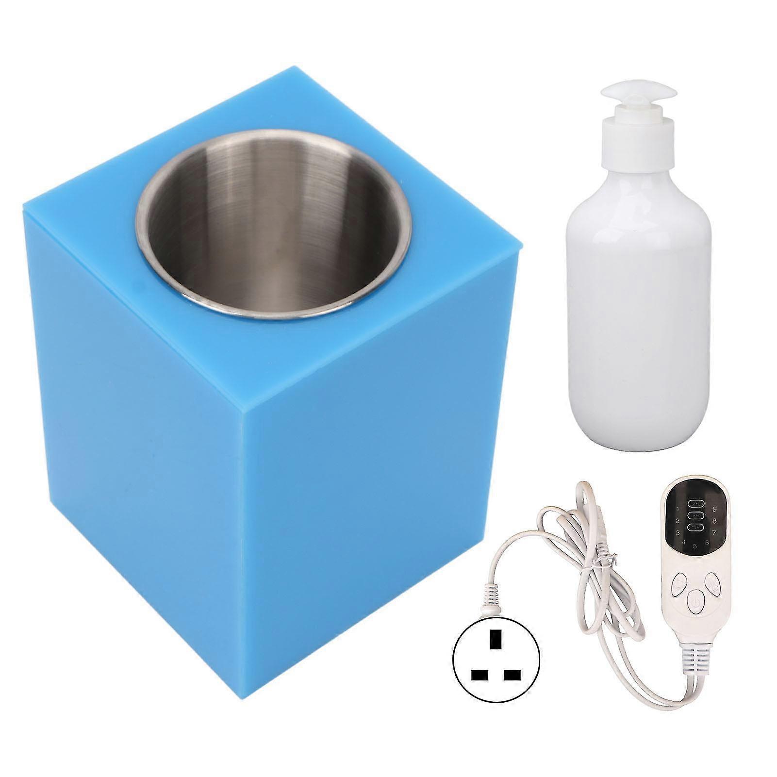 UK Plug 110-250V Adjustable Massage Oil Heater Machine with 9 Temperature Control Timer for Cream and Lotion Bottle Warmer