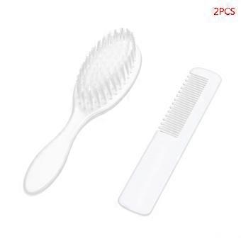 2 stuks Baby Hair Brush Kam Set voor Pasgeborenen Peuters Baby Veiligheid Hoofdhuid Massage Verpleegkundige Benodigdheden