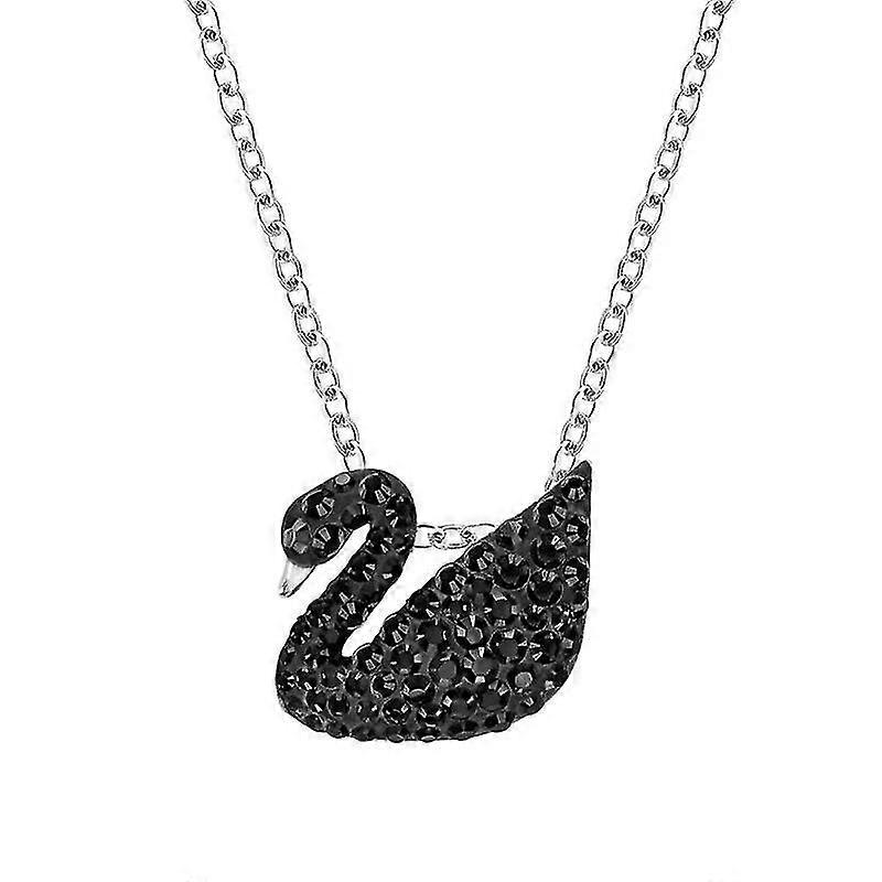 Collana Cigno Argento Placcato Infinito Ciondolo Collana Creato con Zircondia