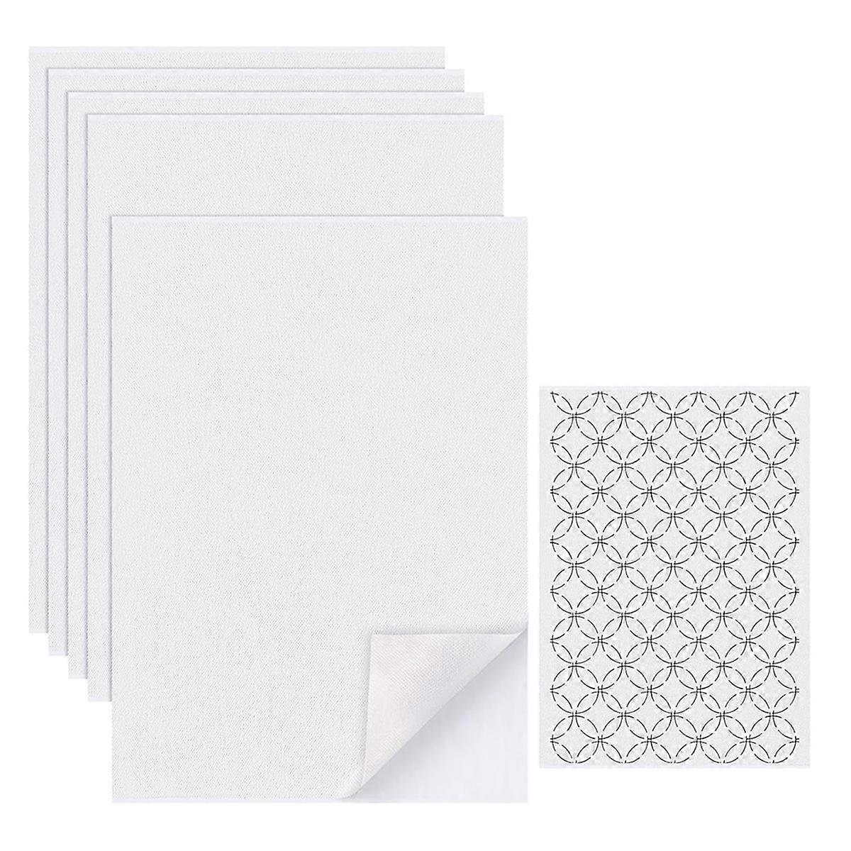 20 pièces 8.3x11.7 pouces stabilisateur de broderie soluble dans l’eau pour la broderie à la machine et les motifs de broderie à la main