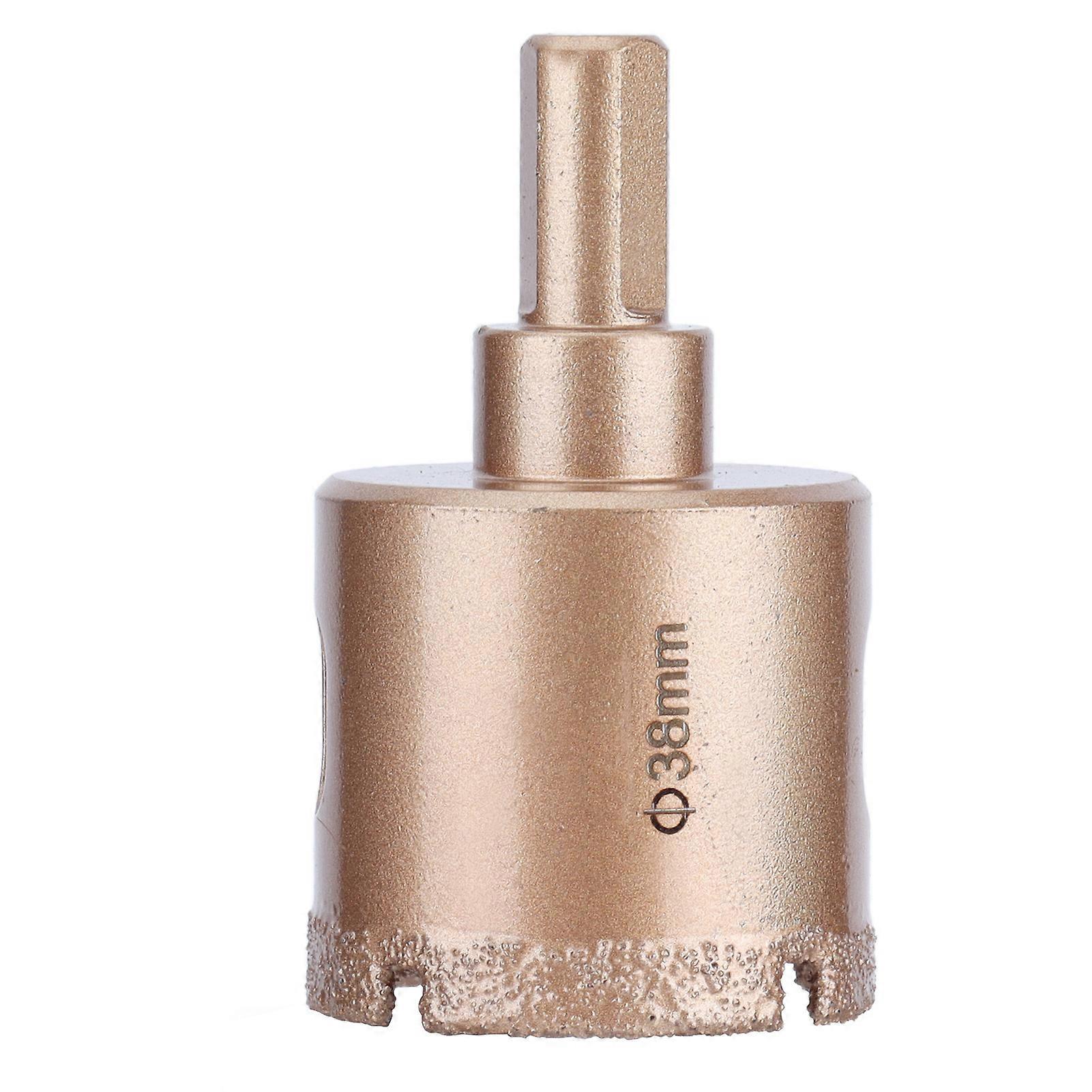 38mm Brazed Hole Opener Angle Grinder Brazed Diamond Hole Opener for Marble Reaming Tool